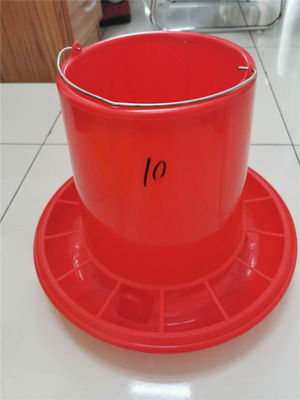 Broiler Duck Quail Bucket Poultry Feeder Drinker