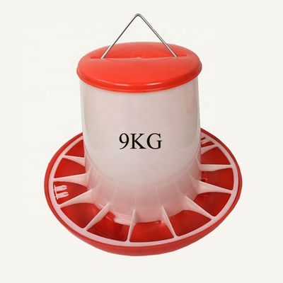 Hens Birds Plastic 1.5kg Poultry Feeder Drinker
