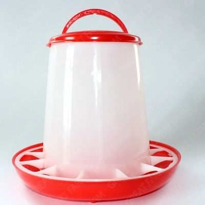 Hens Birds Plastic 1.5kg Poultry Feeder Drinker