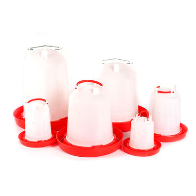 Hens Birds Plastic 1.5kg Poultry Feeder Drinker