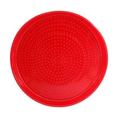 Plastic Baby Chicken Feeder Tray Poultry Chicken Feeding Tray , chick feeder Tray round poultry feeding
