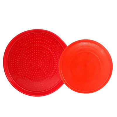 Plastic Baby Chicken Feeder Tray Poultry Chicken Feeding Tray , chick feeder Tray round poultry feeding